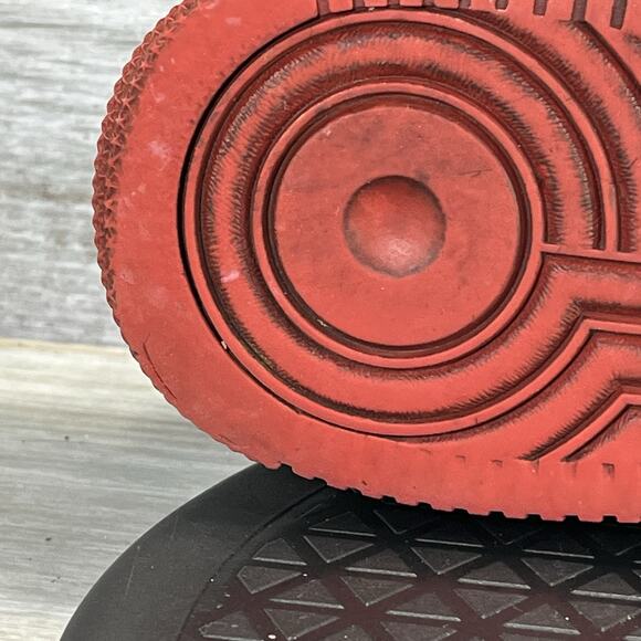 Nike Mens Air Force 1 Low 316666 061 Black Leather Low Top Sneakers Size 12 - Picture 8 of 10